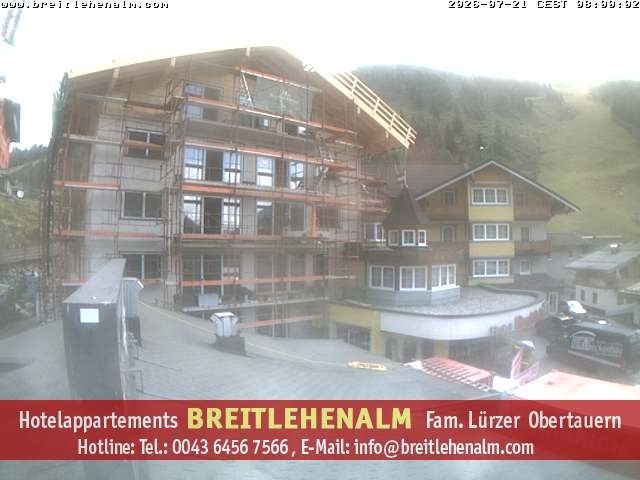 Archiv Foto Webcam Breitlehenalm Obertauern Appartementhaus