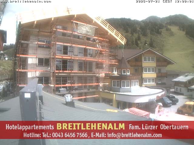 Archiv Foto Webcam Breitlehenalm Obertauern Appartementhaus