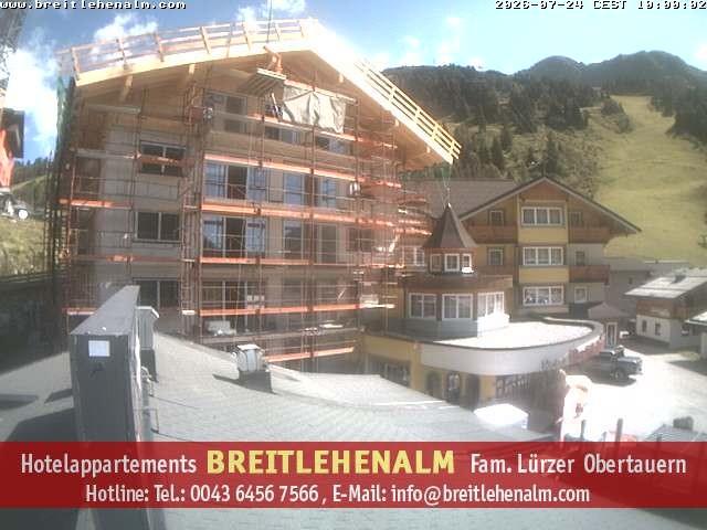 Archiv Foto Webcam Breitlehenalm Obertauern Appartementhaus