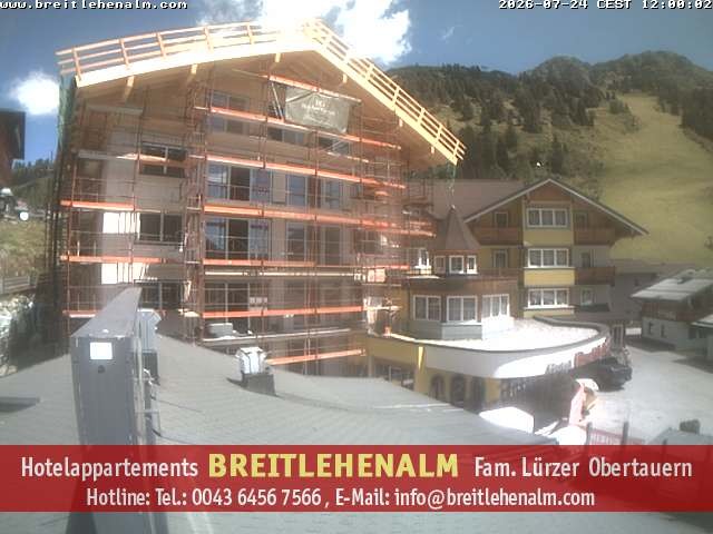 Archiv Foto Webcam Breitlehenalm Obertauern Appartementhaus
