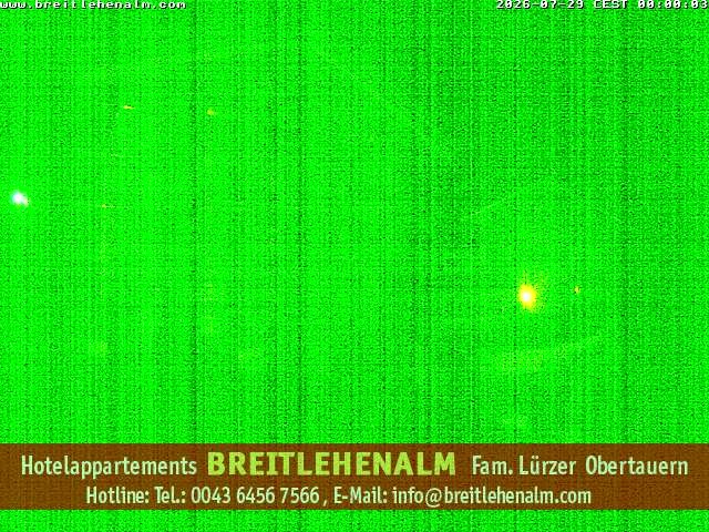 Archived image Webcam View from the hotel Breitlehenalm