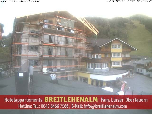 Archiv Foto Webcam Breitlehenalm Obertauern Appartementhaus