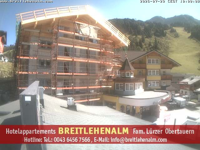 Archiv Foto Webcam Breitlehenalm Obertauern Appartementhaus