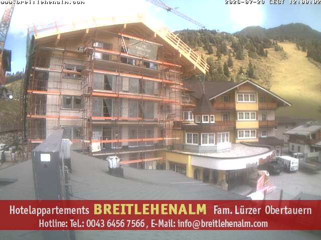 Archiv Foto Webcam Breitlehenalm Obertauern Appartementhaus