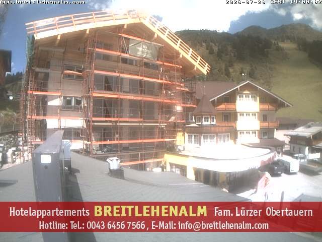 Archiv Foto Webcam Breitlehenalm Obertauern Appartementhaus