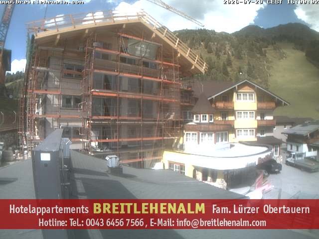 Archiv Foto Webcam Breitlehenalm Obertauern Appartementhaus