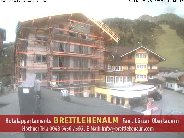 Archiv Foto Webcam Breitlehenalm Obertauern Appartementhaus