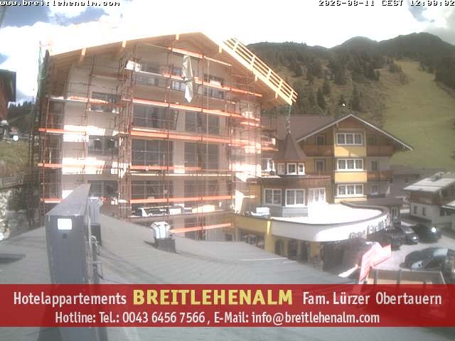 Archiv Foto Webcam Breitlehenalm Obertauern Appartementhaus