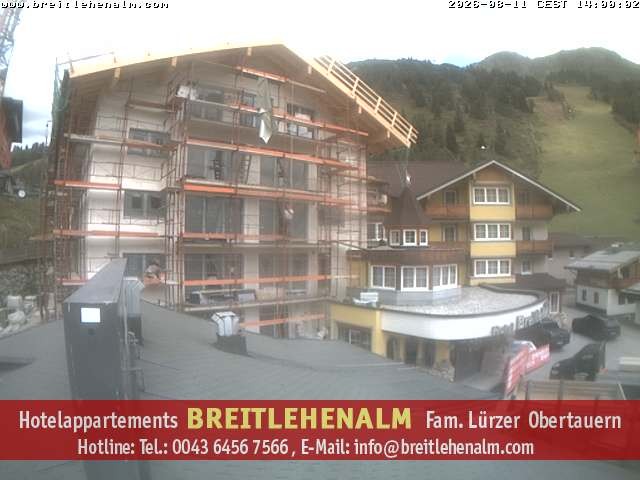 Archiv Foto Webcam Breitlehenalm Obertauern Appartementhaus