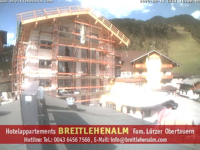 Archiv Foto Webcam Breitlehenalm Obertauern Appartementhaus