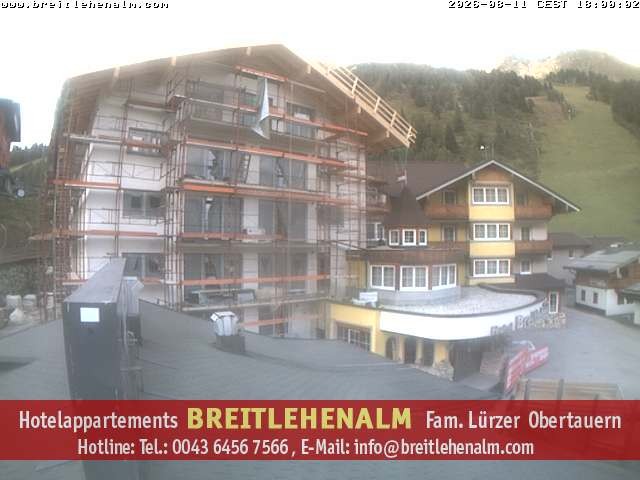 Archiv Foto Webcam Breitlehenalm Obertauern Appartementhaus