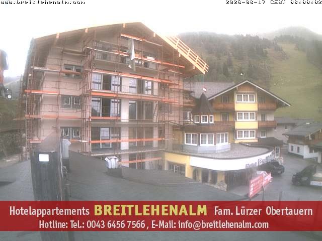 Archiv Foto Webcam Breitlehenalm Obertauern Appartementhaus