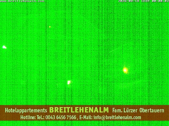 Archived image Webcam View from the hotel Breitlehenalm
