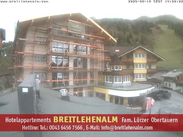 Archiv Foto Webcam Breitlehenalm Obertauern Appartementhaus