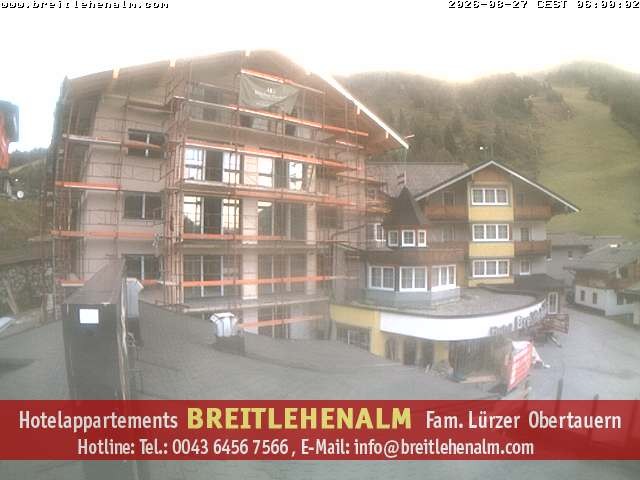 Archiv Foto Webcam Breitlehenalm Obertauern Appartementhaus