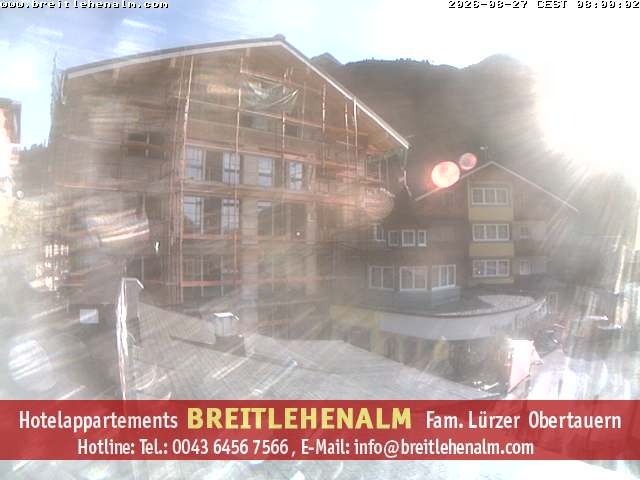 Archiv Foto Webcam Breitlehenalm Obertauern Appartementhaus