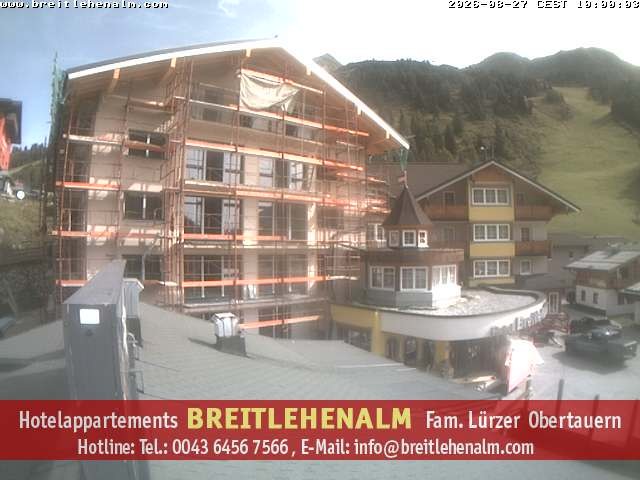 Archiv Foto Webcam Breitlehenalm Obertauern Appartementhaus