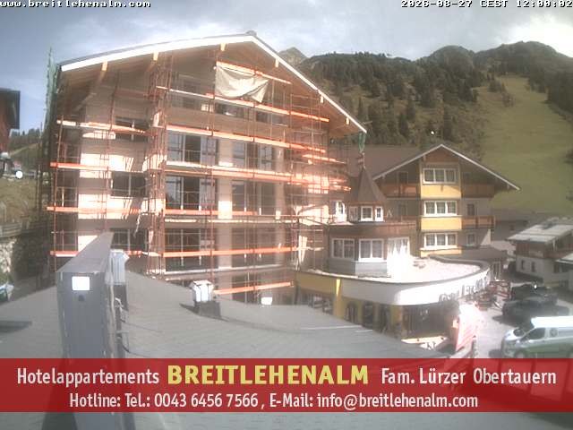 Archiv Foto Webcam Breitlehenalm Obertauern Appartementhaus