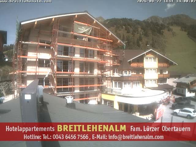 Archiv Foto Webcam Breitlehenalm Obertauern Appartementhaus