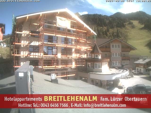 Archiv Foto Webcam Breitlehenalm Obertauern Appartementhaus