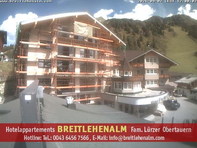 Archiv Foto Webcam Breitlehenalm Obertauern Appartementhaus