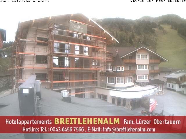 Archiv Foto Webcam Breitlehenalm Obertauern Appartementhaus