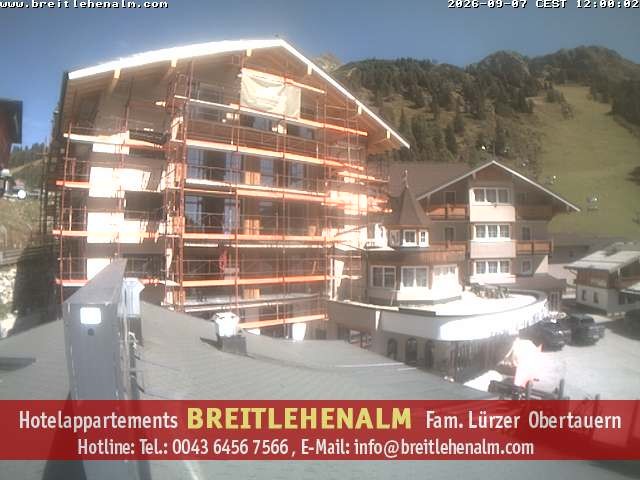 Archiv Foto Webcam Breitlehenalm Obertauern Appartementhaus