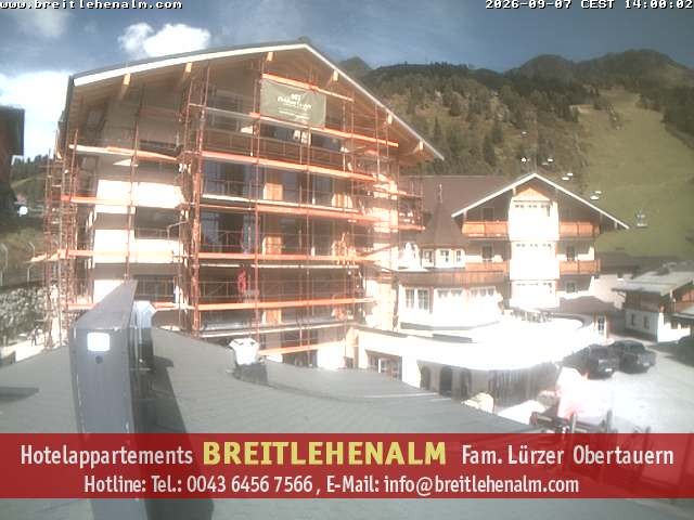 Archiv Foto Webcam Breitlehenalm Obertauern Appartementhaus