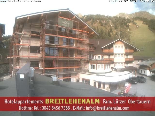 Archiv Foto Webcam Breitlehenalm Obertauern Appartementhaus