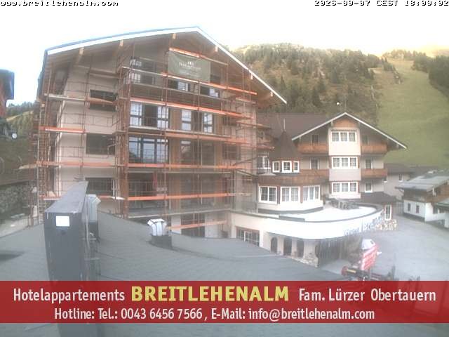 Archiv Foto Webcam Breitlehenalm Obertauern Appartementhaus
