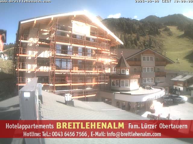 Archiv Foto Webcam Breitlehenalm Obertauern Appartementhaus