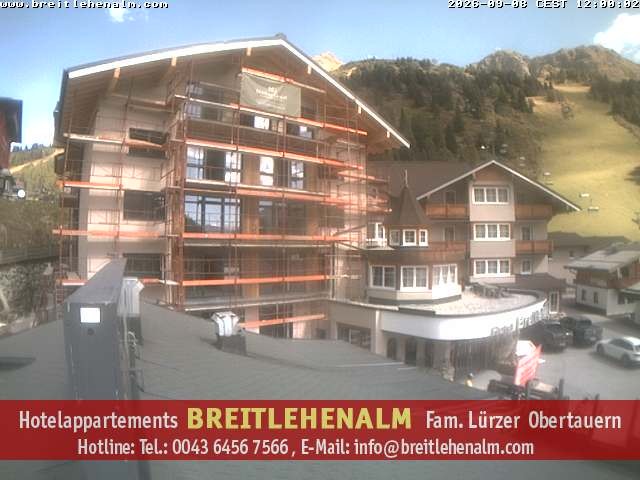 Archiv Foto Webcam Breitlehenalm Obertauern Appartementhaus