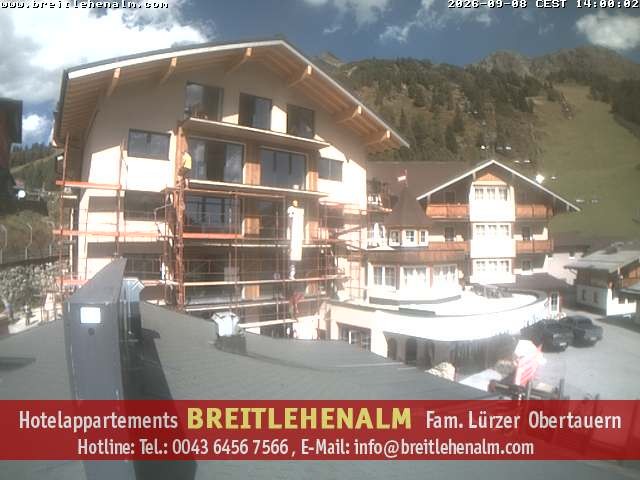 Archiv Foto Webcam Breitlehenalm Obertauern Appartementhaus