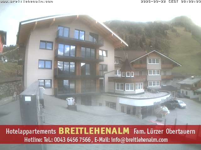 Archiv Foto Webcam Breitlehenalm Obertauern Appartementhaus