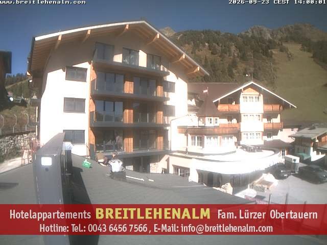 Archiv Foto Webcam Breitlehenalm Obertauern Appartementhaus
