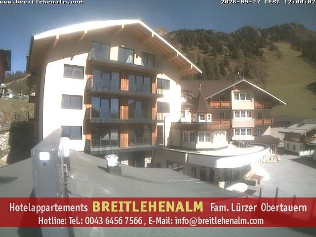 Archiv Foto Webcam Breitlehenalm Obertauern Appartementhaus