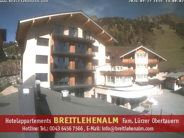 Archiv Foto Webcam Breitlehenalm Obertauern Appartementhaus