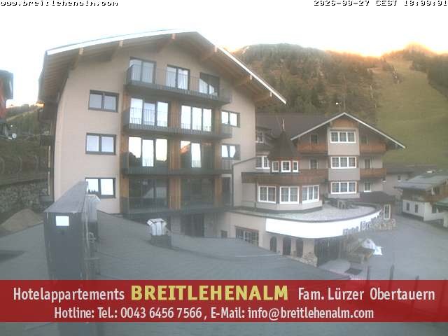 Archiv Foto Webcam Breitlehenalm Obertauern Appartementhaus