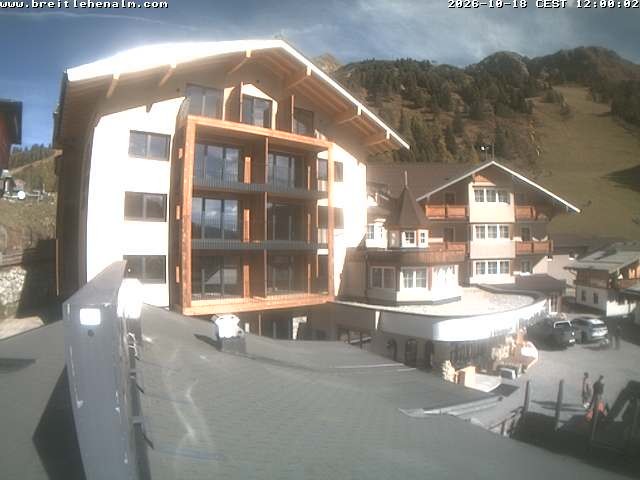 Archived image Webcam View from the hotel Breitlehenalm