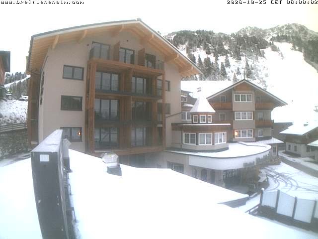 Archived image Webcam View from the hotel Breitlehenalm
