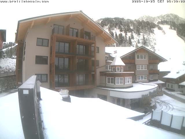 Archived image Webcam View from the hotel Breitlehenalm