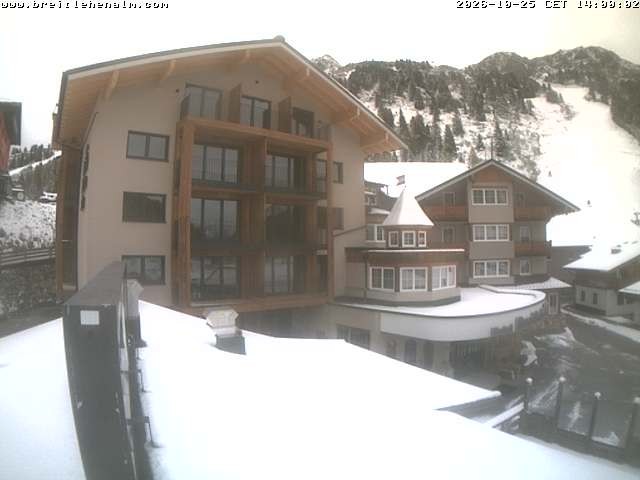 Archived image Webcam View from the hotel Breitlehenalm