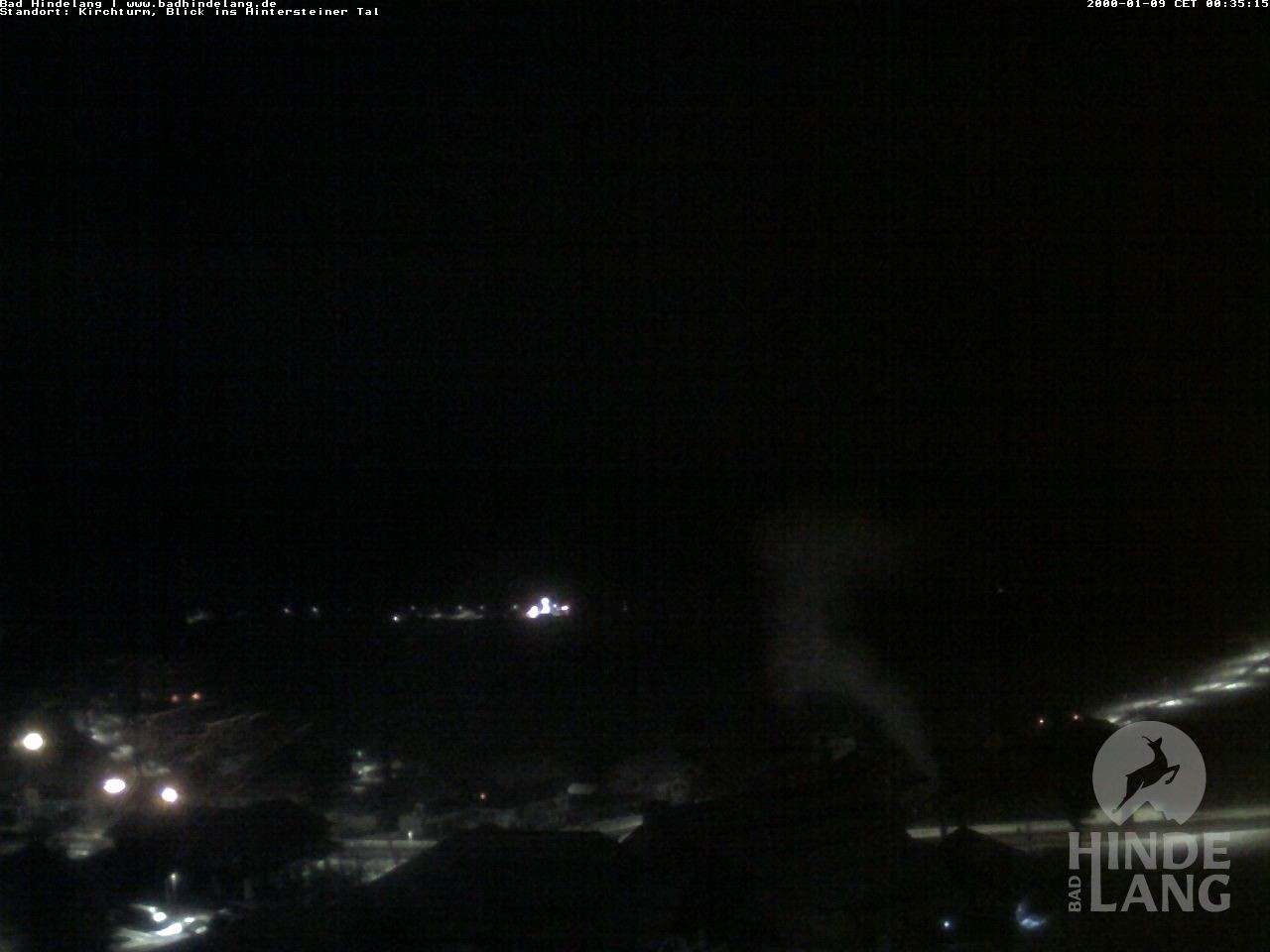 Archiv Foto Webcam Kirchturmblick Richtung Hintersteiner Tal