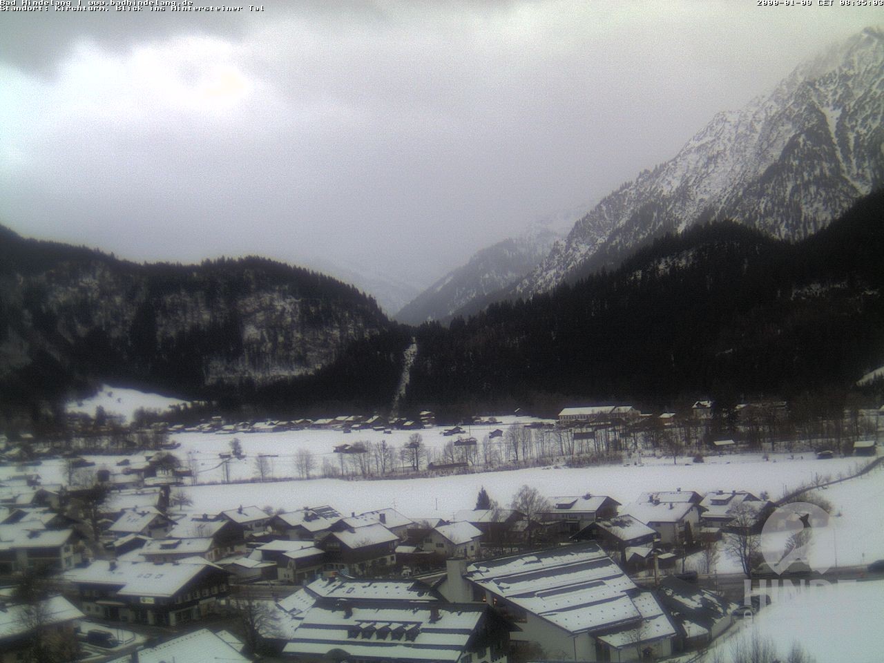 Archiv Foto Webcam Kirchturmblick Richtung Hintersteiner Tal