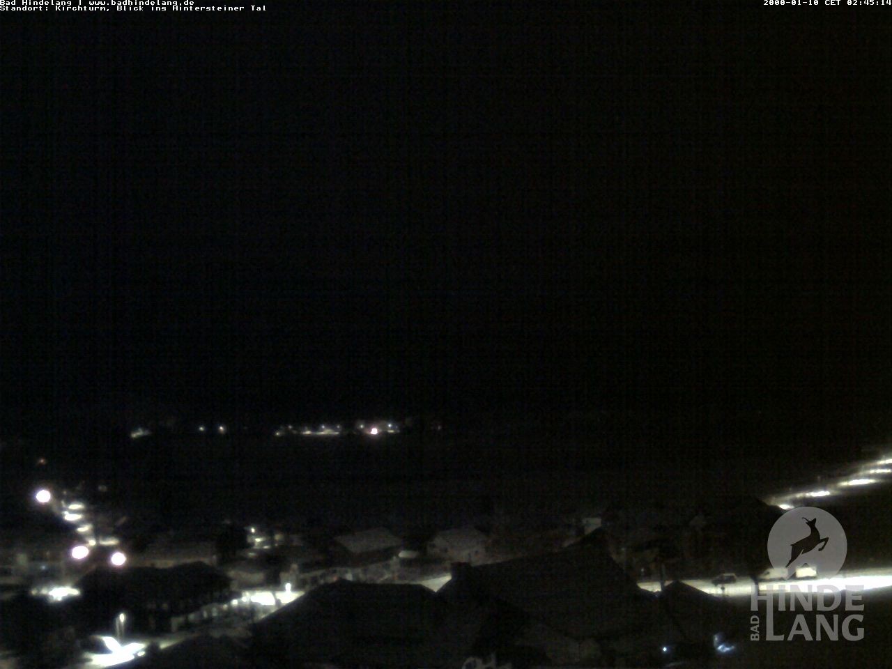 Archiv Foto Webcam Kirchturmblick Richtung Hintersteiner Tal