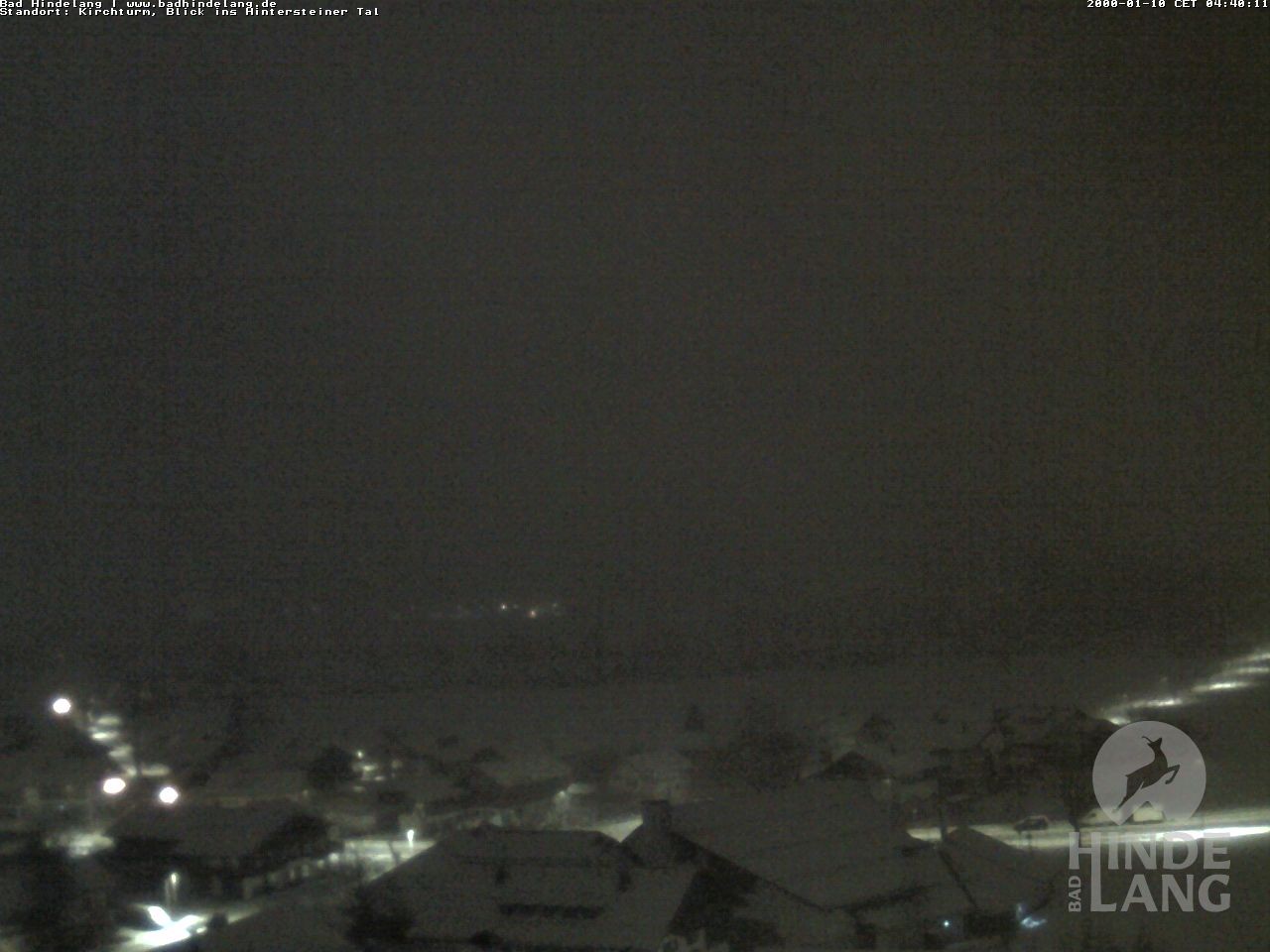 Archiv Foto Webcam Kirchturmblick Richtung Hintersteiner Tal