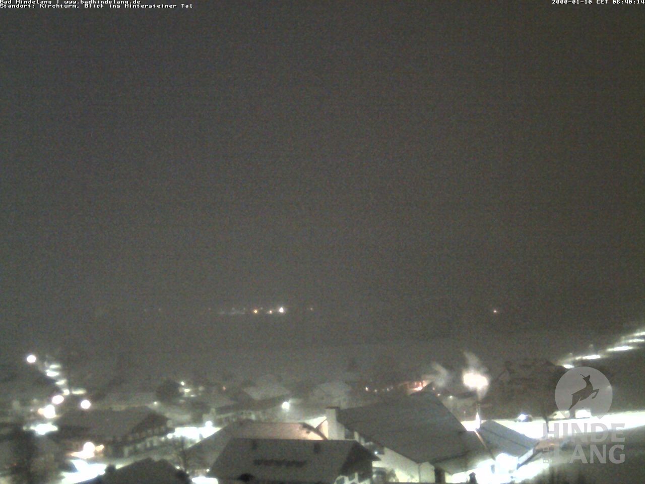 Archiv Foto Webcam Kirchturmblick Richtung Hintersteiner Tal