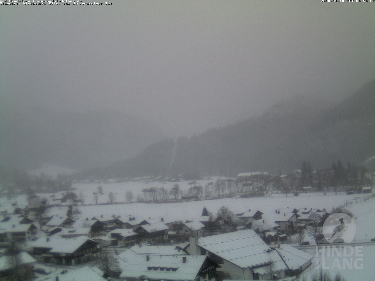 Archiv Foto Webcam Kirchturmblick Richtung Hintersteiner Tal