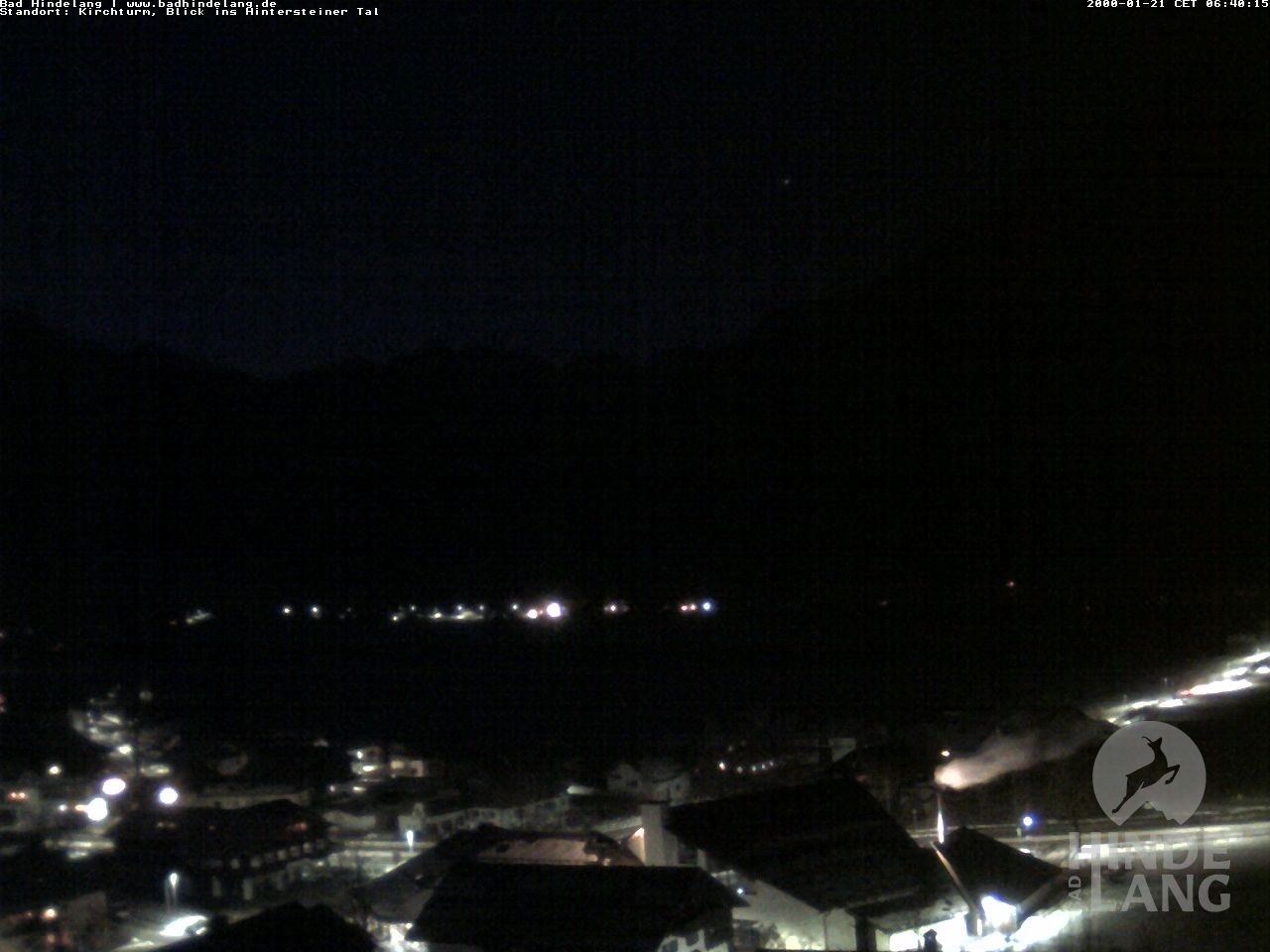 Archiv Foto Webcam Kirchturmblick Richtung Hintersteiner Tal