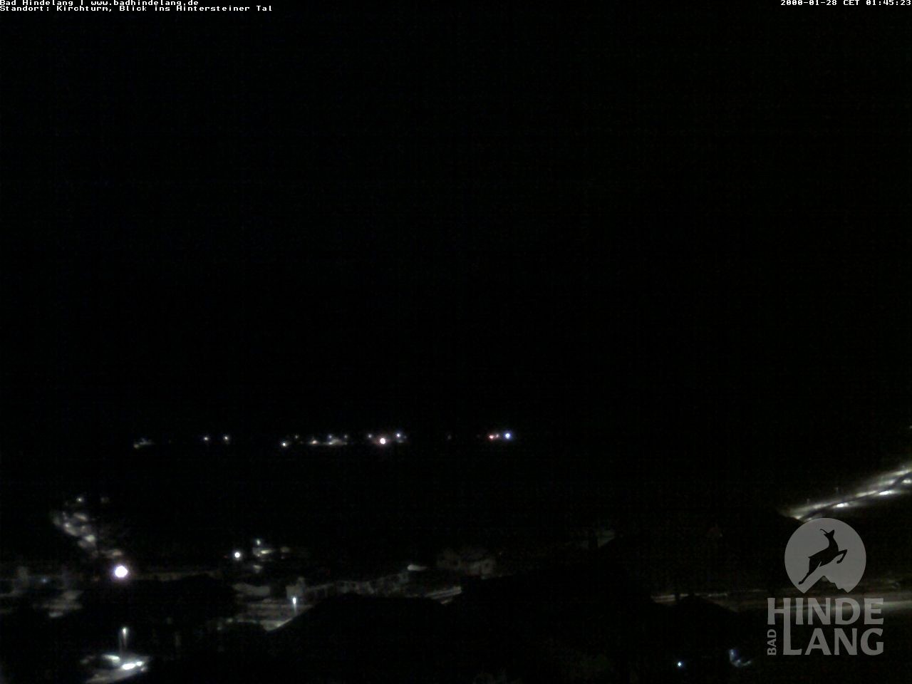 Archiv Foto Webcam Kirchturmblick Richtung Hintersteiner Tal